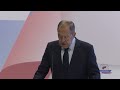 С.Лавров на открытии Форума соотечественников, Москва, 1 ноября 2023 года