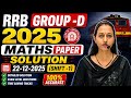 RRB GROUP-D 2025| Maths previous year paper solution with best approach | By Vandana Yadav |