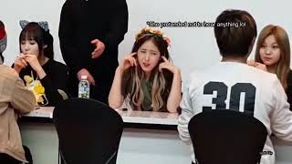 SinB when her fans tease by shouting 'shawing' or 'tongdaritororong'. I think she so cute. #sinb