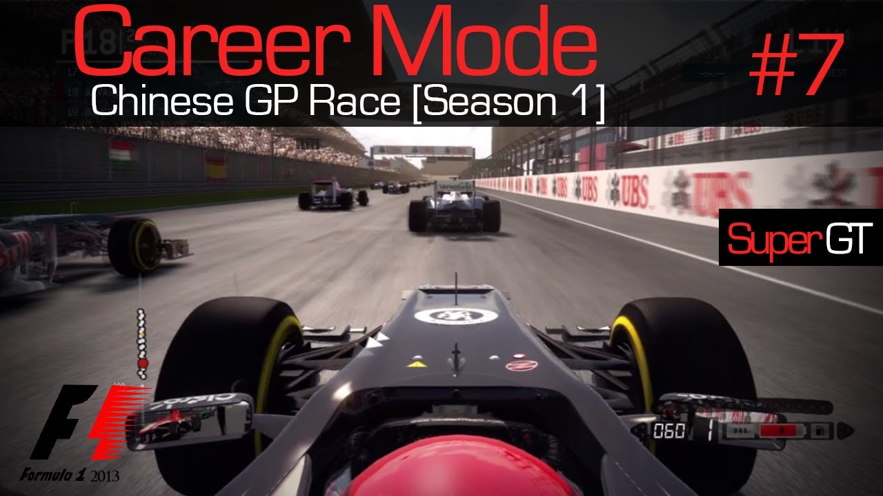 F1 2013 | Career Mode: China Race Commentary [S1 R3]