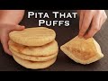 Pita That Puffs (Perfect Pocket Every Time)