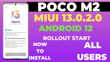 Poco M2 Miui 13.0.2.0/Android 12 New Update Rollout 🔥|New Features|Bug