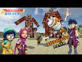 BoBoiBoy Pasir, Yaya, Fang dan Ying Menyelamatkan Titan Eren - Minecraft BoBoiBoy Mod