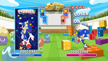 Puyo Puyo Tetris (PC): Sonic the Hedgehog Mod Gameplay (Includes Alt Voice)