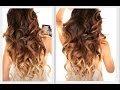 ★ BIG FAT Voluminous CURLS HAIRSTYLE | How To Soft Curl | Ombre Hairstyles