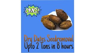 Dry Dates Seed Removal Machine Dry Dates Deseeding Machine