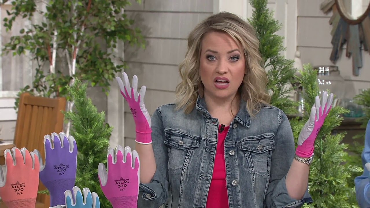 Ultimate Innovations 2 Pair Atlas Garden Gloves on QVC YouTube