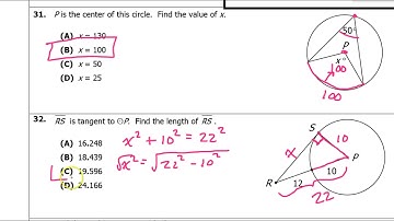 Day 04 HW (31 to 35) Circles, Arcs, Angles and Segments