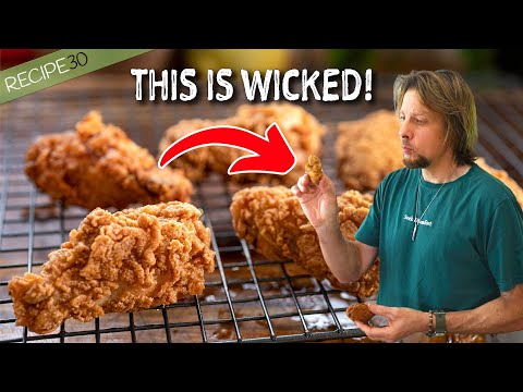 Fried  Spicy Chicken Wing Recipe - KFC vs Recipe30