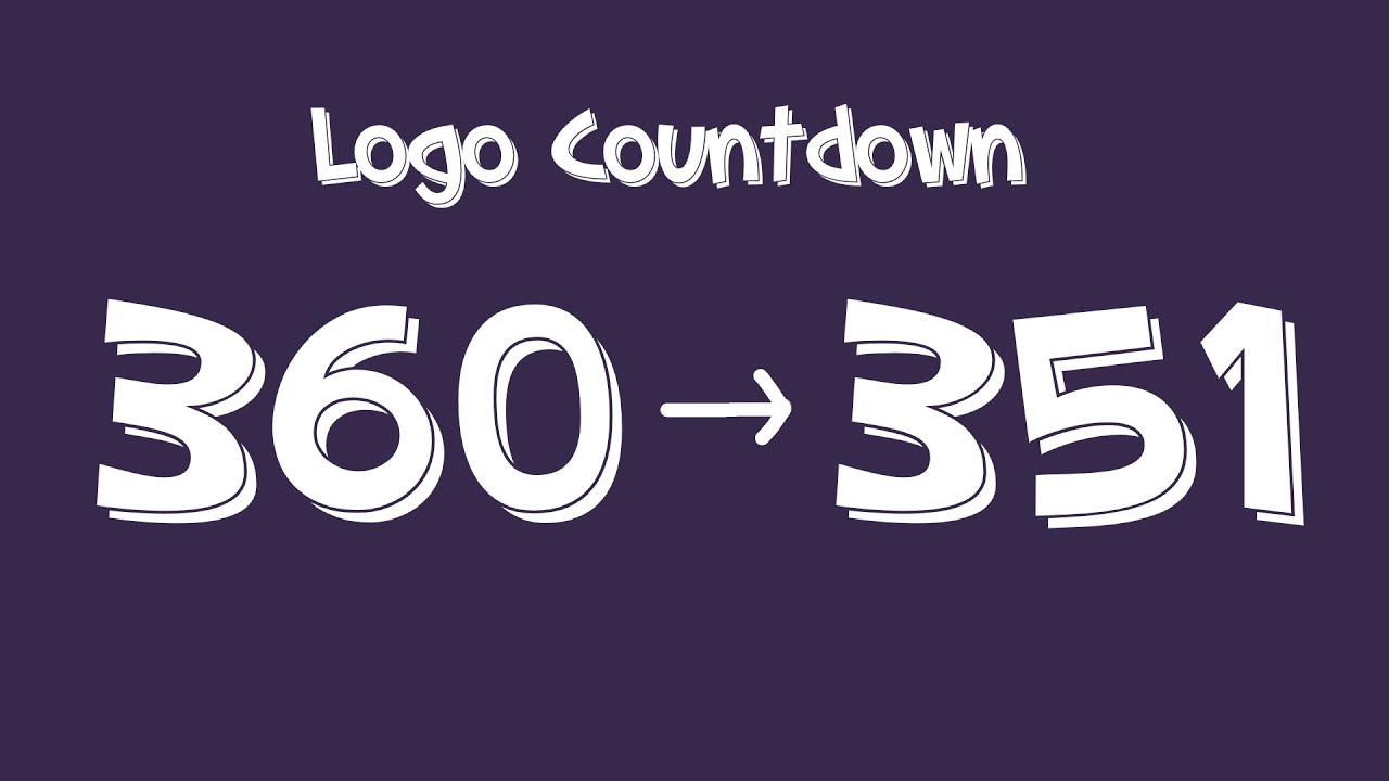 357 Countdown Logo Countdown 36: 360 to 351 - YouTube