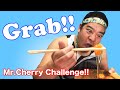 【Mr.Cherry Challenge!!】Fastest time to move 5 egg yolks with chopsticks