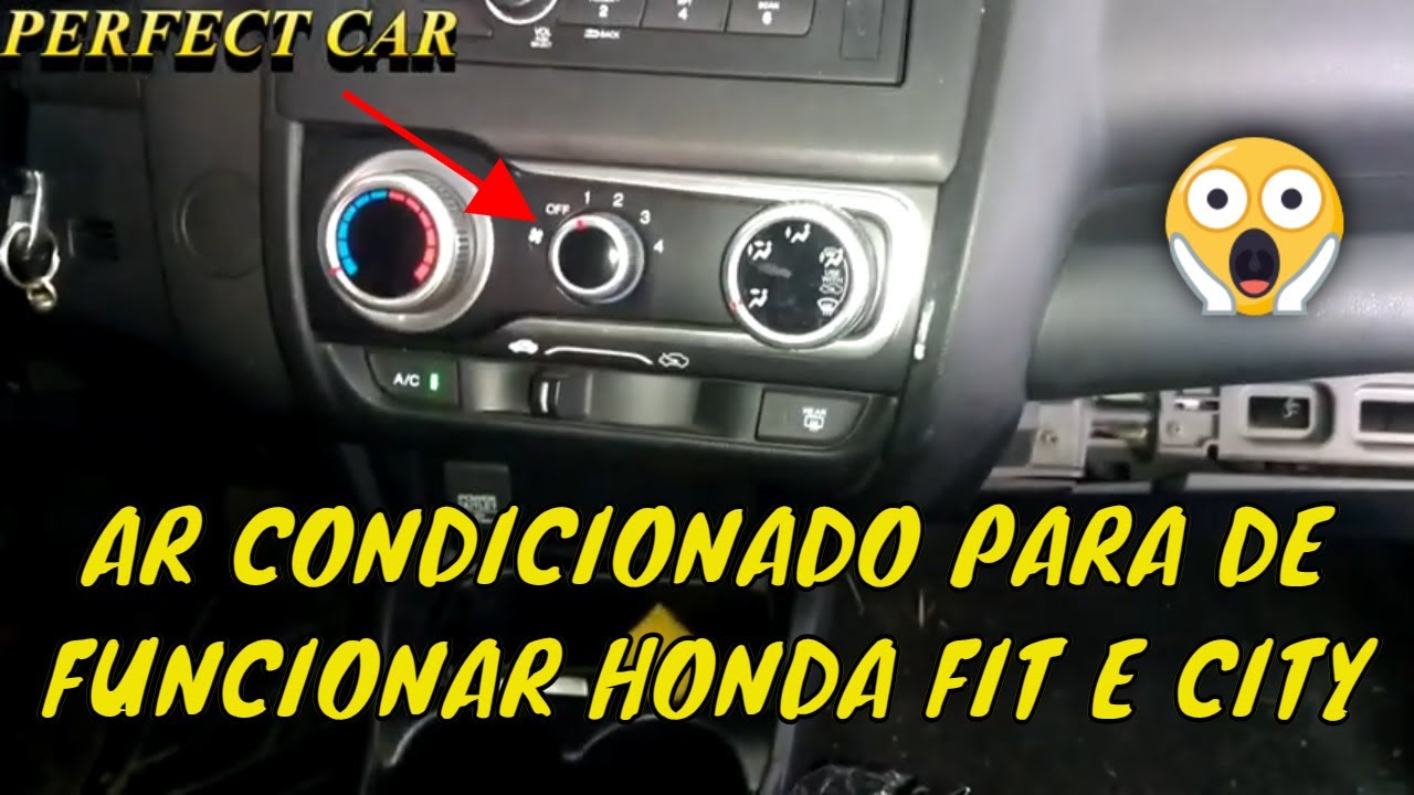 PROBLEMA NO AR CONDICIONADO HONDA FIT E CITY . O QUE FAZER?
