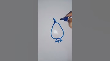 guava fruit drawing easy #shortsfeed #shortvideo #youtubeshorts #2023