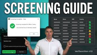 AML Sanctions Screening Tutorial: Manual & Batch Screening Workflow | Module 4