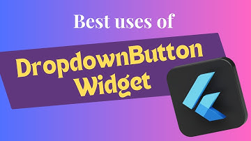How to use DropdownButton widget properly | Flutter | Widgets | Flutter Tutorial