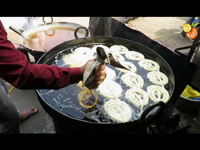 Big Indian Jalebi 250gm Each Piece (Jaleb) - Popular Indian Crispy Crunchy Juicy Sweet | Food Fatafat