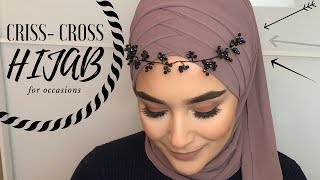 Criss Cross Hijab Style I Occasional