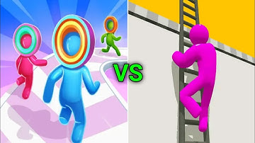 Leyer Man 3d vs ladder Master Runner all levels gameplay walkthrough Android ios video Epic 🎮😲
