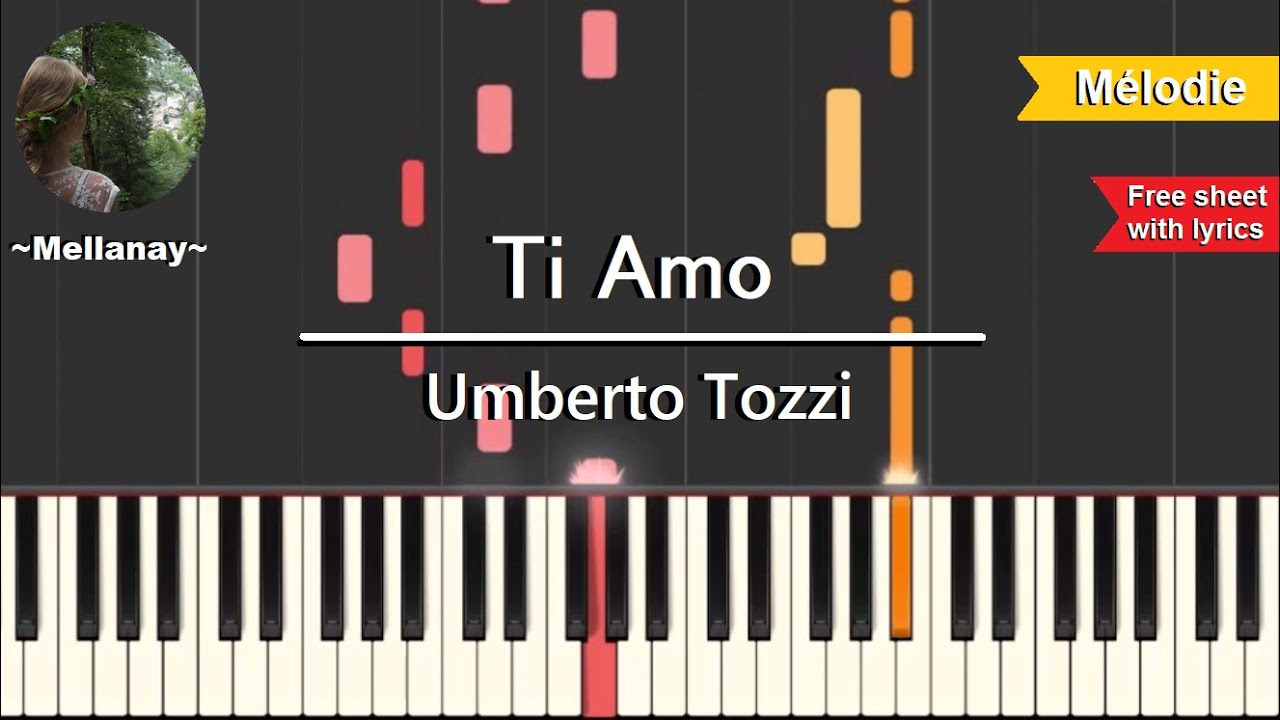  Ti Amo Umberto Tozzi (Arpèges) YouTube