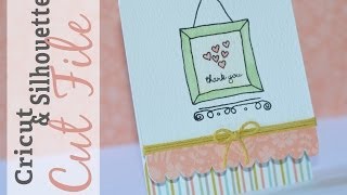 Thank You Card  (Free Cut File + Process Video)