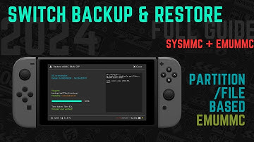 How to Backup and Restore Modded Nintendo Switch 2024 // sysMMC + emuMMC