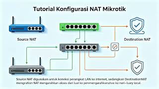 Tutorial konfigurasi NAT di router mikrotik
