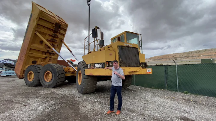 A rare Cat D550 at Ritchie Bros auction in Las Vegas