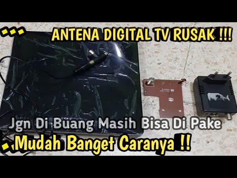 ANTENA DIGITAL TV RUSAK ! Jgn Galau Masih Bisa Di Pake ! Mudah Caranya ! Tanpa SOLDER & RANGKAIAN