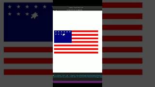 Amazing draw american flag using turtle python🔥 | Python #coding #shorts