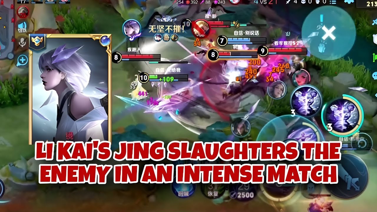 LI KAI'S JING WITH 30 KILLS MAKES AN EPIC COMEBACK | HONOR OF KINGS