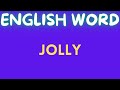 JOLLY MEANING