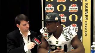 College Football: Ducks RB Kenjon Barner interview at Fiesta Bowl