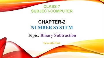 Chapter 2 Number System || Part 7 || Class 7