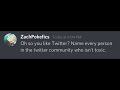 Oh, So You Like Twitter? Name Every Community Who Isn't Toxic