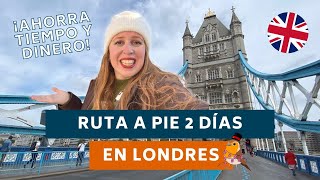 QUÉ ver en LONDRES en 2 DÍAS A PIE  Tu PRIMER viaje a LONDRES | LONDRES ESENCIAL