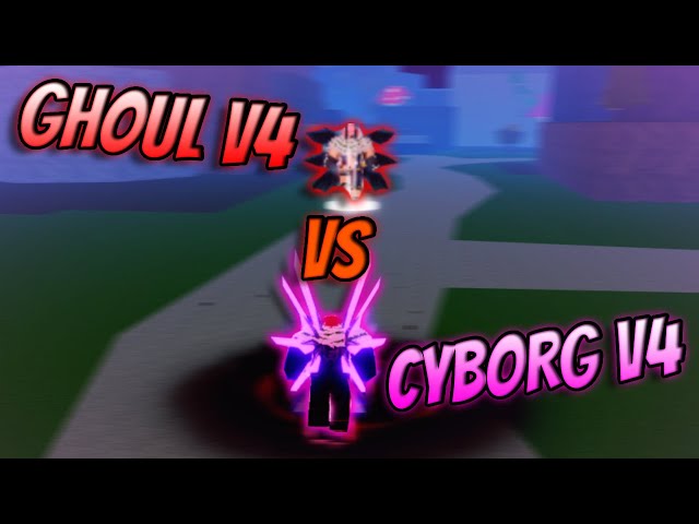 DESPERTEI AS RAÇAS GHOUL E CYBORG V4 NO BLOX FRUITS!!! 