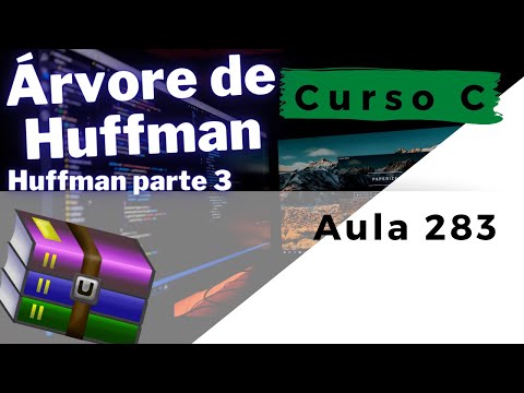 Curso de Programação C | Como montar a Árvore de Huffman a partir da lista ordenada? | aula 283