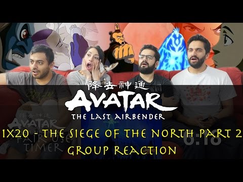 Avatar: The Last Airbender - 1x20 The Siege of the North Part 2 - Group Reaction