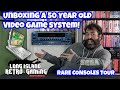 Karaoke Saturn, GBA DVD Player, & MORE - Unboxing 50 Year Old System - Rare Variants - Adam Koralik