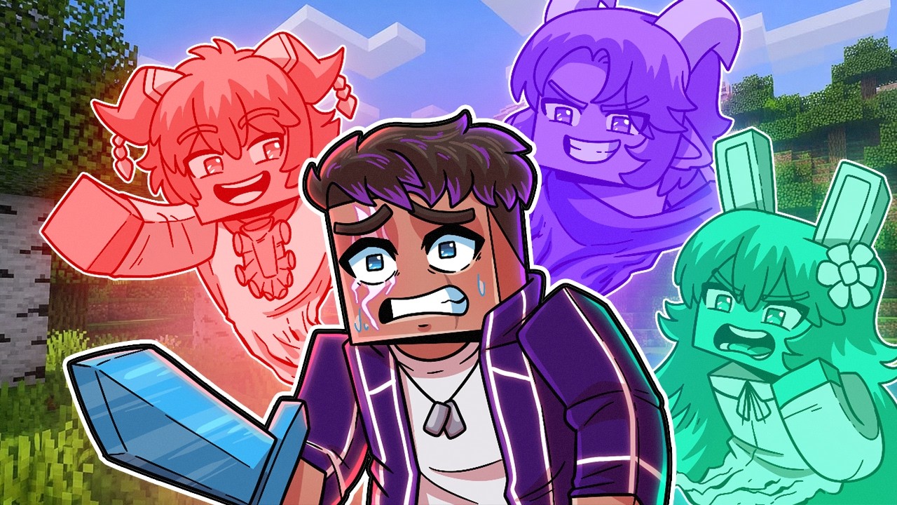 Minecraft, But My Friends Are INSIDE ME