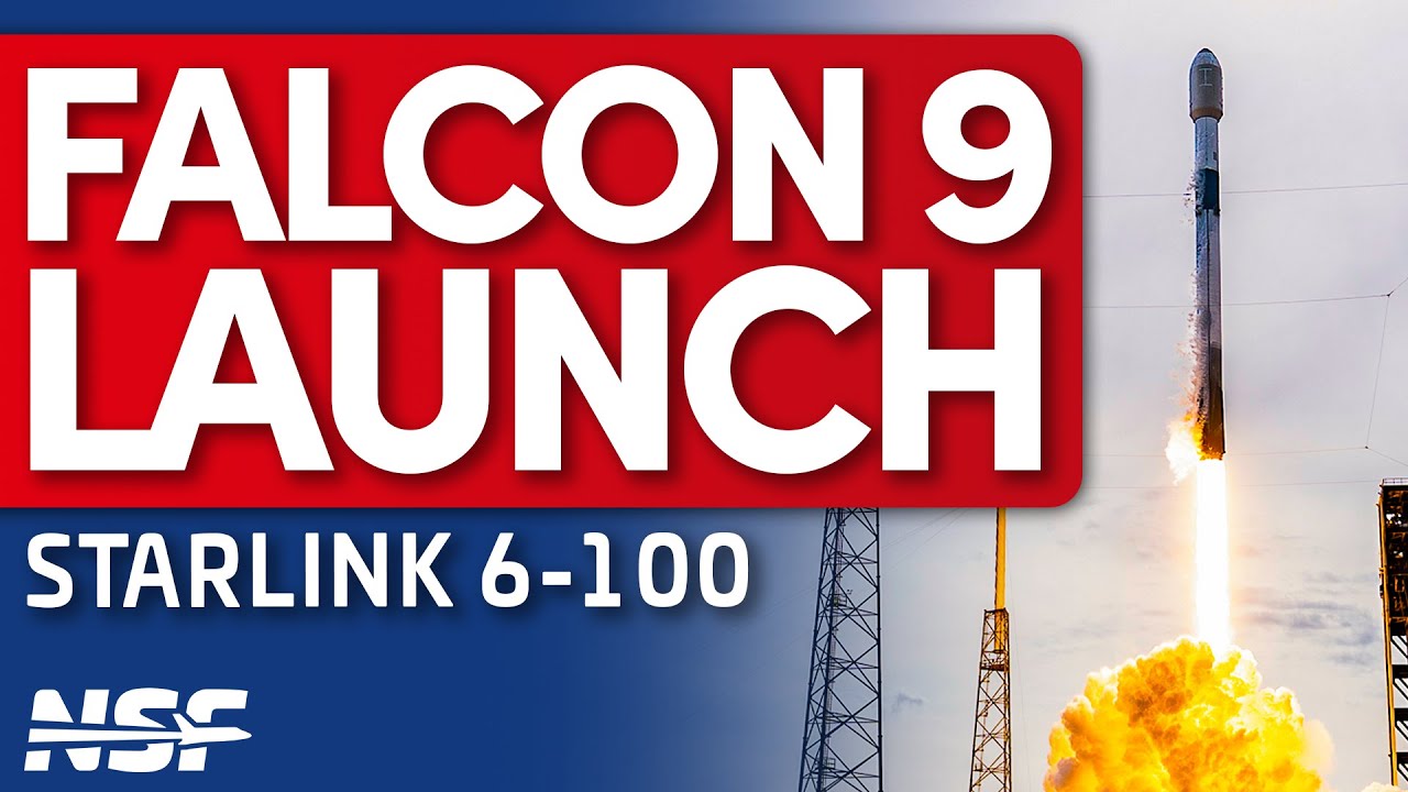 SpaceX Falcon 9 launches Starlink 6-100
