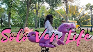 Solo Female Traveling in Bus - Cold Shower & Weird Fruit in Cross Country Road Trip living Vanlife
