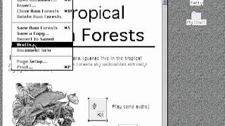 OpenDoc Document Menu