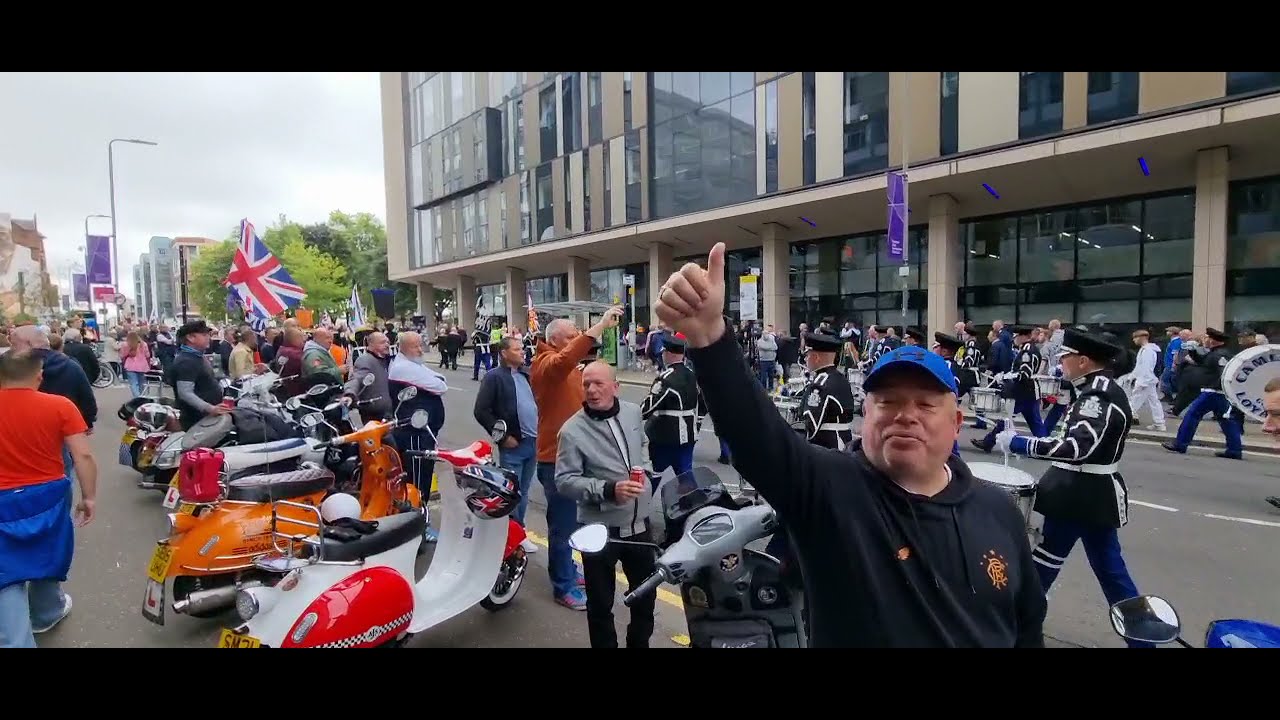 Camlachie Loyal star flute band at the Glasgow big walk 2021 . YouTube