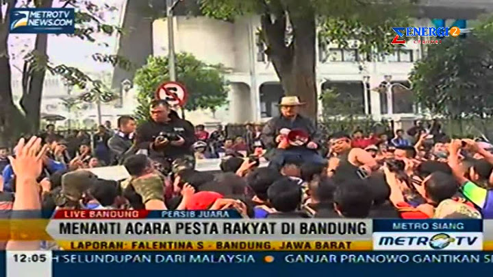 Pesta Rakyat Dihadiri Ribuat Bobotoh - PERSIB