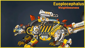 Dino Robot Battle Arena | Euoplocephalus Weightlessness | Show Me Games
