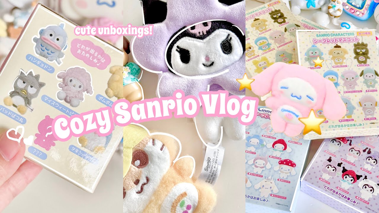 Распаковка милого Sanrio 🌼 Уютный сентябрьский влог