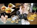 HOW MANY BURGERS CAN I EAT?! | SHAKE SHACK MUKBANG (EATING SHOW | WATCH ME EAT