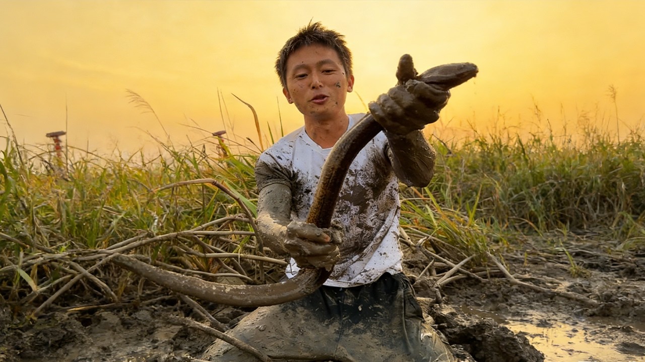 惦記了一整年的兩斤大鱔，去年讓它溜了，今天必須把它逮住！#熱門 #fishing