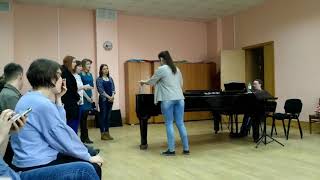 Jam Sound Choir - Ave verum [alto] (rehearsal, part 1)